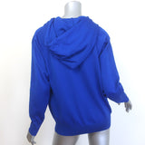 Tom Ford Technical Jersey Hooded Track Jacket Electric Blue Size Small