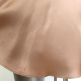 Zimmermann Blouson-Sleeve Mini Wrap Dress Biscuit Silk Satin Size 3