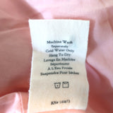 LoveShackFancy Eleora Cropped Puff Sleeve Jacket Pink Patchwork Cotton Size 00