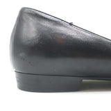 Saint Laurent Two-Tone Pointed Toe Ballet Flats Black & Cream Leather Size 39.5