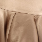 Zimmermann Blouson-Sleeve Mini Wrap Dress Biscuit Silk Satin Size 3