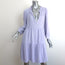 HONORINE Giselle Short Tiered Dress Lavender Cotton Gauze Size Small