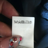 Brunello Cucinelli Monili Beaded Feather Brooch Blazer Gray Linen-Blend Size 44