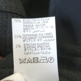 Brunello Cucinelli Lace Cuff Blazer Gray Stretch Wool Size 42 One-Button Jacket