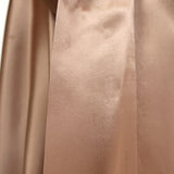 Zimmermann Blouson-Sleeve Mini Wrap Dress Biscuit Silk Satin Size 3