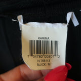 Herve Leger Karima Open Back Bandage Dress Black Size Medium