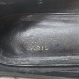 Saint Laurent Two-Tone Pointed Toe Ballet Flats Black & Cream Leather Size 39.5