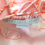 Stella McCartney Coral Print Long Sleeve Mini Dress Pink Size 36