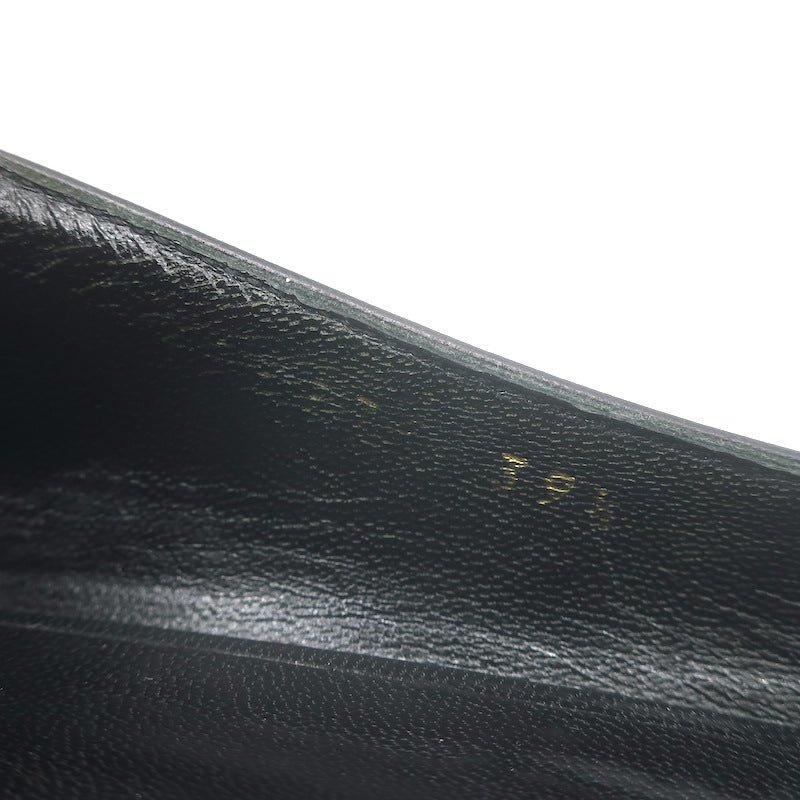 Saint Laurent Two-Tone Pointed Toe Ballet Flats Black &amp; Cream Leather Size 39.5
