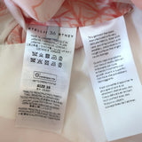 Stella McCartney Coral Print Long Sleeve Mini Dress Pink Size 36