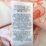 Stella McCartney Coral Print Long Sleeve Mini Dress Pink Size 36