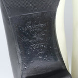 Saint Laurent Two-Tone Pointed Toe Ballet Flats Black & Cream Leather Size 39.5