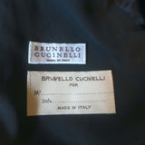 Brunello Cucinelli Double Breasted Denim Blazer Indigo Size 44