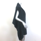 C.T. Plage Draped Sweater Vest Navy Knit One Size