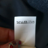 Brunello Cucinelli Double Breasted Denim Blazer Indigo Size 44