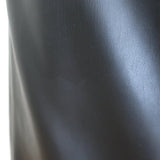 L'Agence Milann Vegan Leather Button-Front Midi Skirt Black Size 4