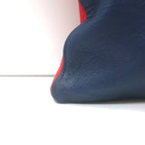 Clare V. Patchwork Flat Clutch Multicolor Leather & Suede