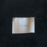 C.T. Plage Draped Sweater Vest Navy Knit One Size