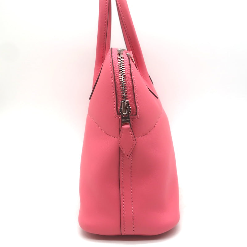 Hermes 2018 Bolide 27 Top Handle Bag Rose Azalee Swift Leather