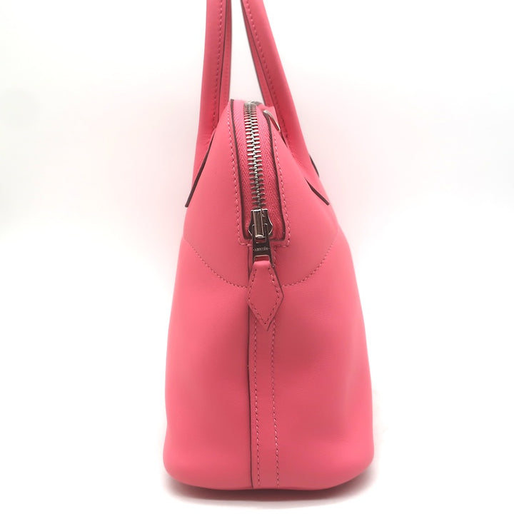 Hermes 2018 Bolide 27 Top Handle Bag Rose Azalee Swift Leather