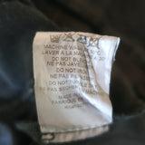 Retrofete Lema Puff Sleeve Mini Dress Black Stretch Denim Size Extra Small