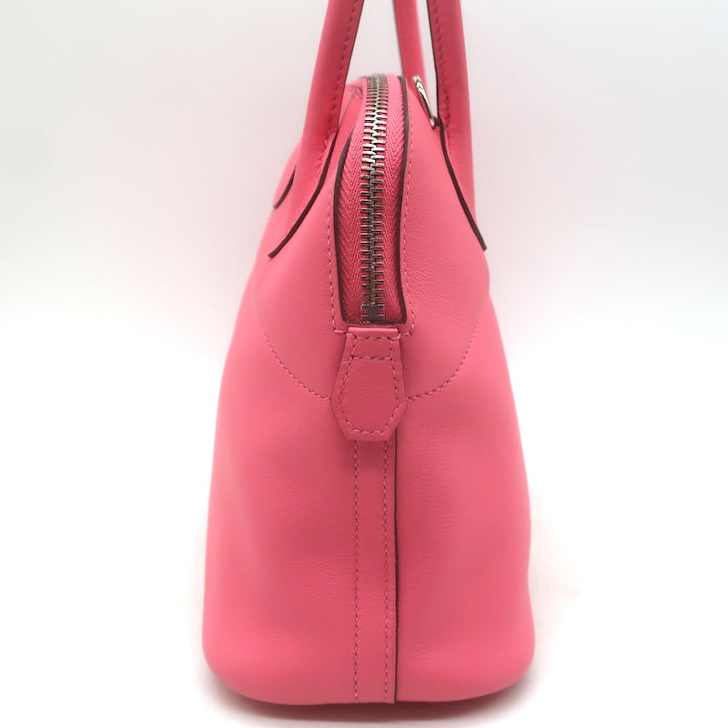 Hermes 2018 Bolide 27 Top Handle Bag Rose Azalee Swift Leather