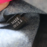 Clare V. Patchwork Flat Clutch Multicolor Leather & Suede