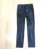 Tory Burch Leather Pants Black Size Extra Small