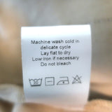 Cuyana Button-Front Blouse Beige Linen-Blend Size Small 3/4 Sleeve Top