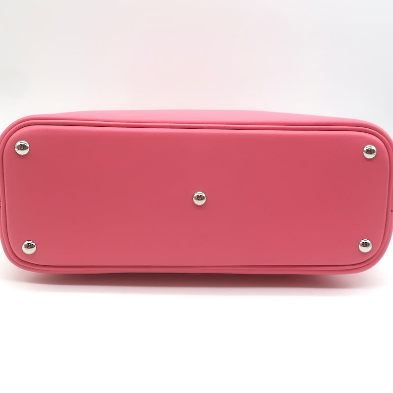 Hermes 2018 Bolide 27 Top Handle Bag Rose Azalee Swift Leather