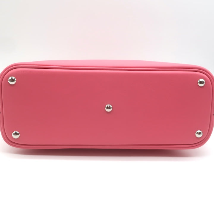 Hermes 2018 Bolide 27 Top Handle Bag Rose Azalee Swift Leather
