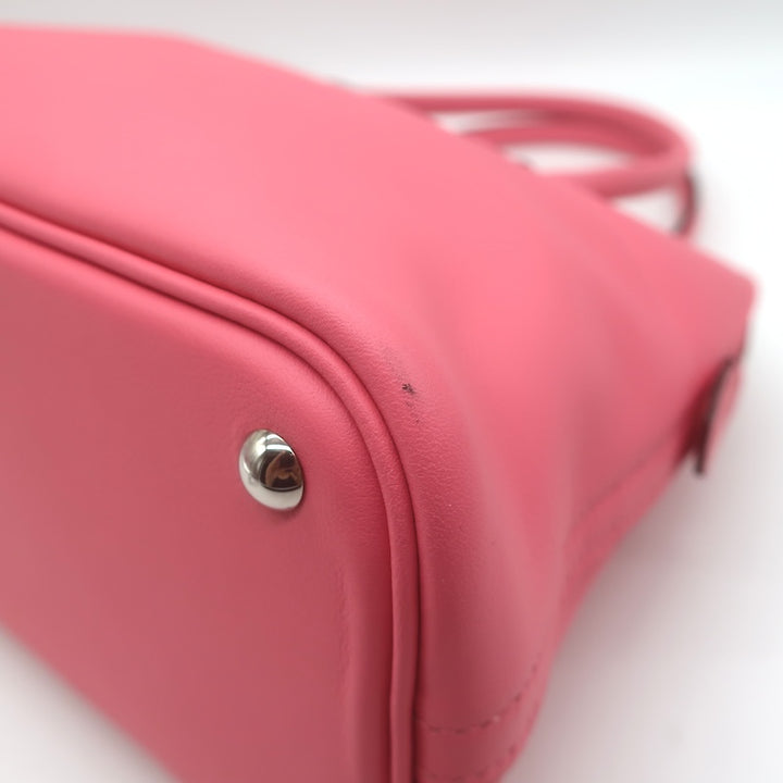 Hermes 2018 Bolide 27 Top Handle Bag Rose Azalee Swift Leather