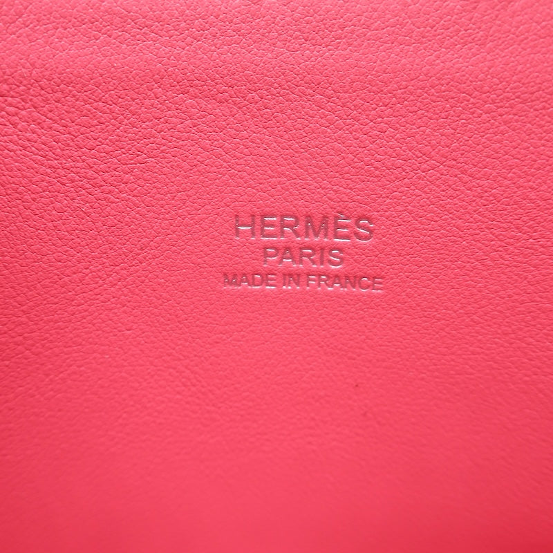 Hermes 2018 Bolide 27 Top Handle Bag Rose Azalee Swift Leather