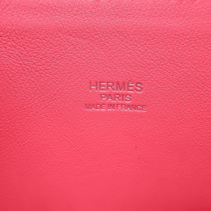 Hermes 2018 Bolide 27 Top Handle Bag Rose Azalee Swift Leather