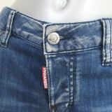 Dsquared2 Cool Girl Cropped Jeans Paint Splatter Stretch Denim Size 40