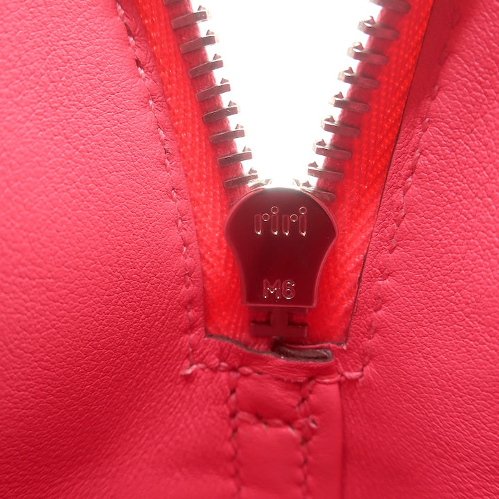 Hermes 2018 Bolide 27 Top Handle Bag Rose Azalee Swift Leather