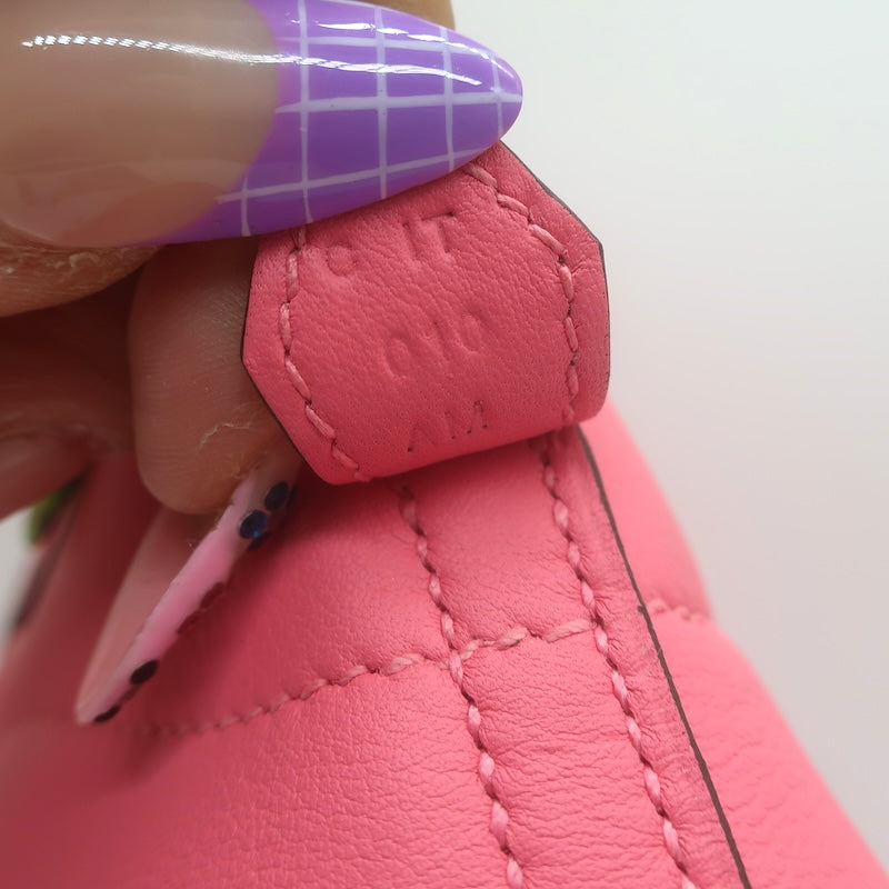 Hermes 2018 Bolide 27 Top Handle Bag Rose Azalee Swift Leather
