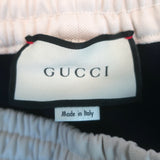 Gucci Striped Technical Jersey Track Pants Navy/Red Cotton-Blend Size Medium