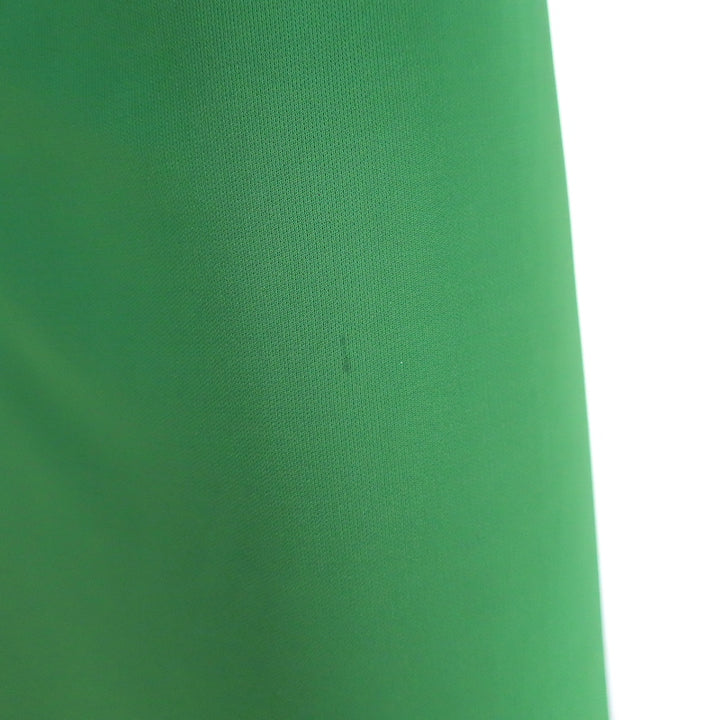 Victoria Beckham Slash-Neck Ruched Asymmetric Midi Dress Green Size US 2