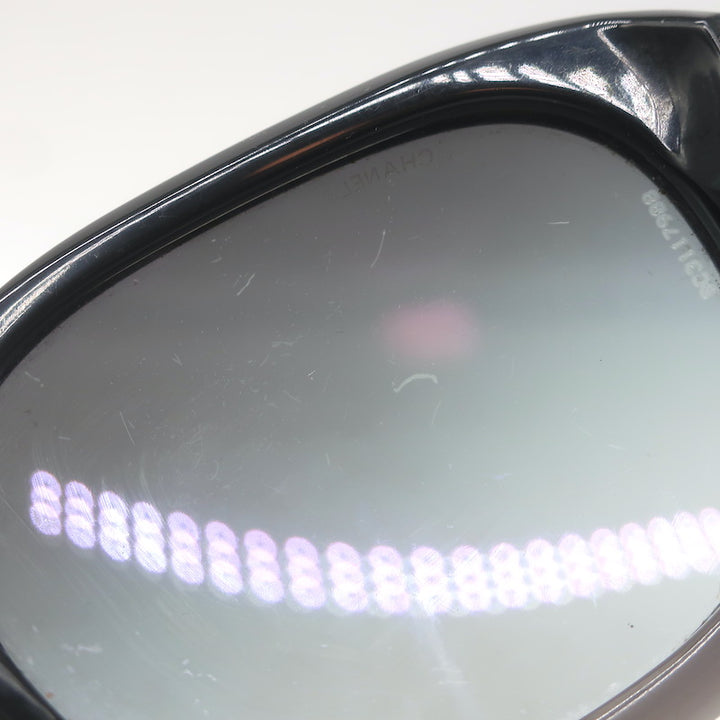 Chanel CC Logo Oversized Sunglasses 63mm Black 5167