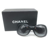 Chanel CC Logo Oversized Sunglasses 63mm Black 5167