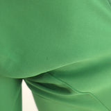 Victoria Beckham Slash-Neck Ruched Asymmetric Midi Dress Green Size US 2