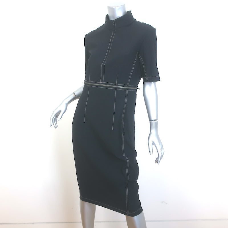 Elaine Kim Zip-Off Convertible Dress Black Size Large Midi Skirt &amp; Crop Top Set
