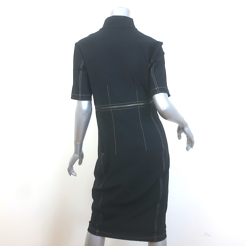 Elaine Kim Zip-Off Convertible Dress Black Size Large Midi Skirt &amp; Crop Top Set