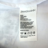 Zimmermann Puff Sleeve Button-Front Midi Dress White Toile Print Linen Size 0