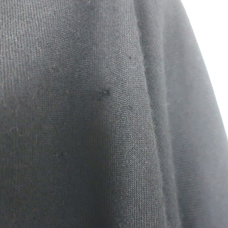 Cuyana Square Edge Cape Shawl Black Baby Alpaca