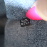 Clare V. Striped Foldover Clutch White Desert Flower Print Leather