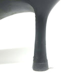 Vintage Chanel 03A CC Cap Toe Bow Slingback Pumps Black Patent & Leather Size 36