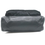 Clare V. Gosee Clutch Black Leather & Calf Hair Medium Crossbody Bag