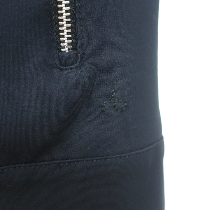 Rag &amp; Bone/JEAN Zip-Up Raglan Jacket Dark Navy Scuba Jersey Size Small